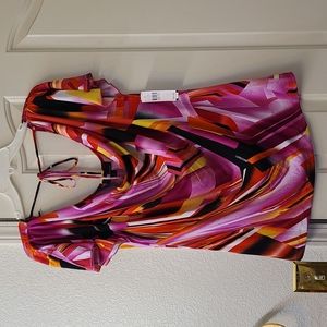 AB Studio Top with Flutter sleeves NWT